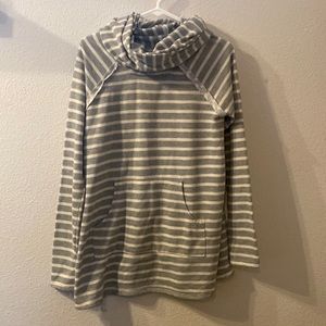 My Beloved striped cowl neck sweatshirt size small
